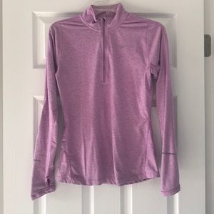 NIKE running half zip